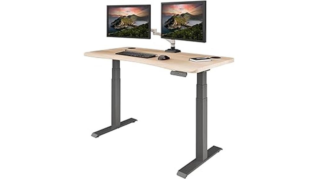 adjustable 54x26 electric desk