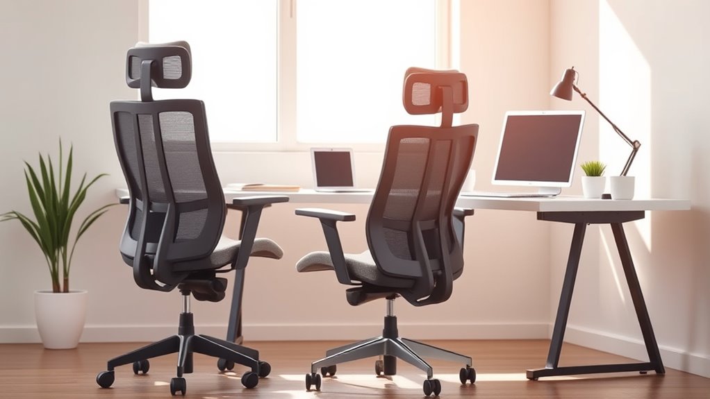 adjustable lumbar and comfort