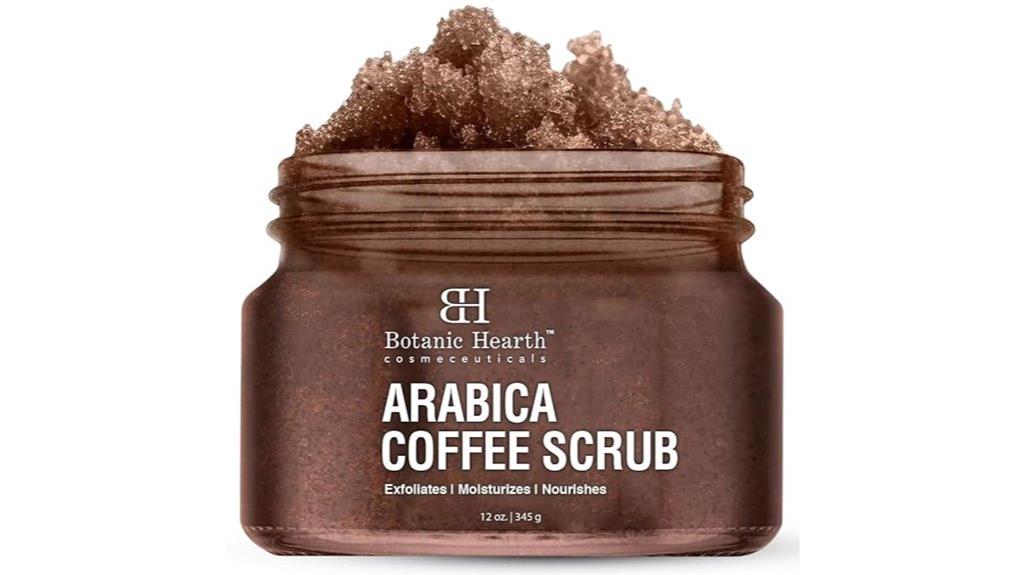 arabica coffee body scrub