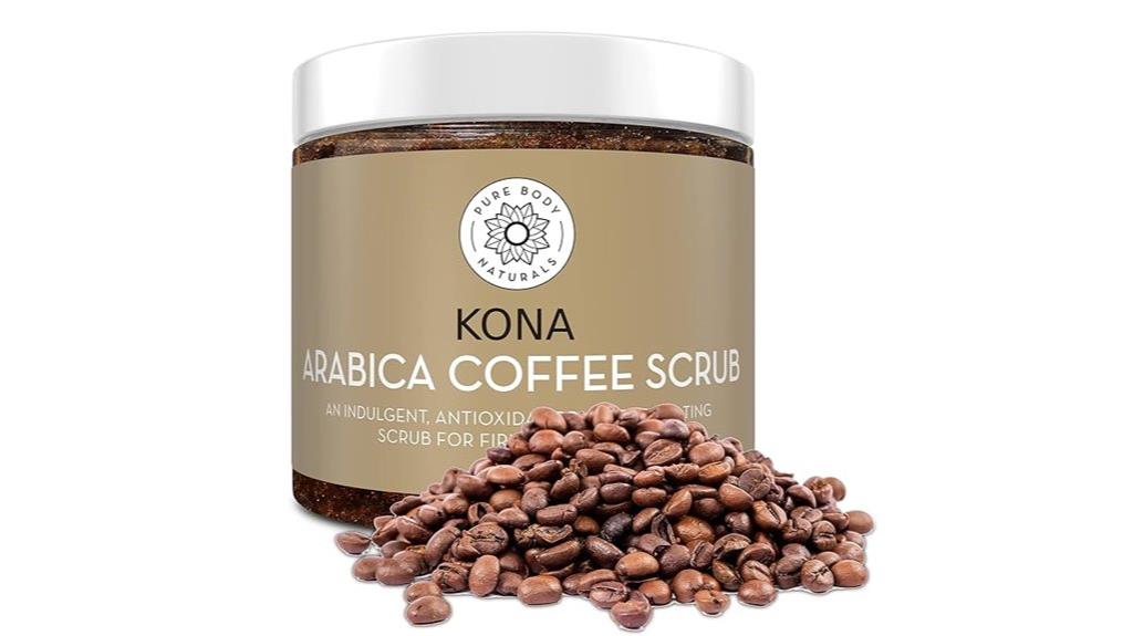 arabica coffee body scrub