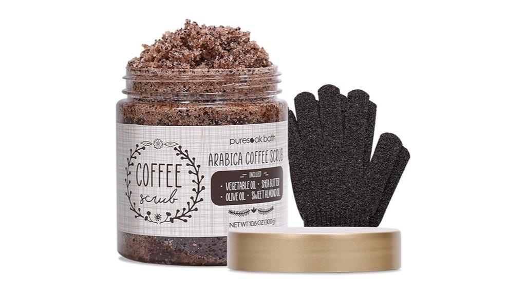 arabica coffee scrub set