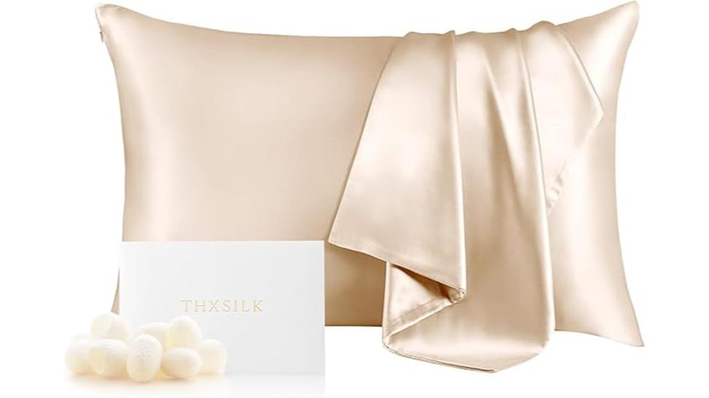 beige mulberry silk pillowcase