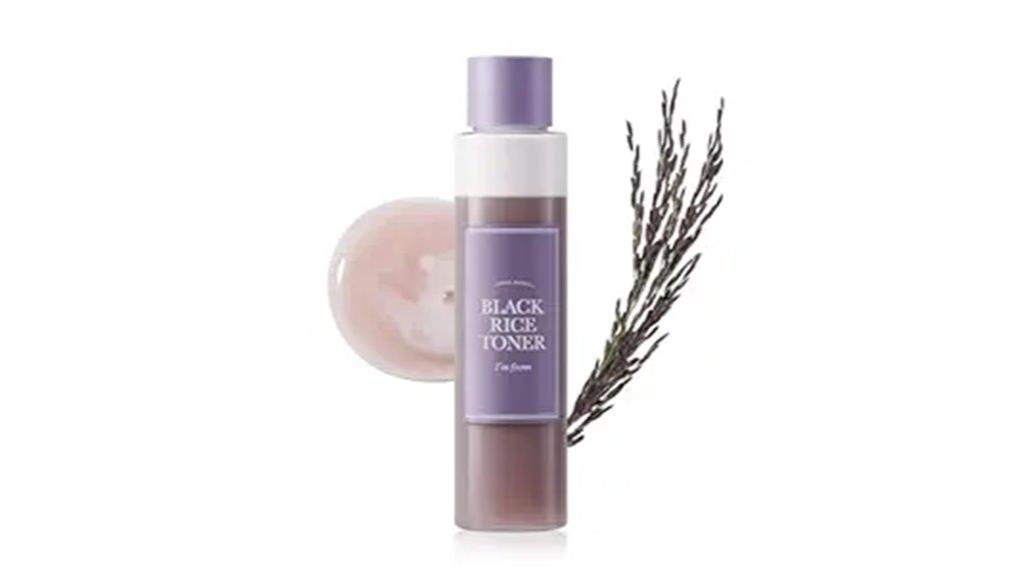 black rice toner for oily skin
