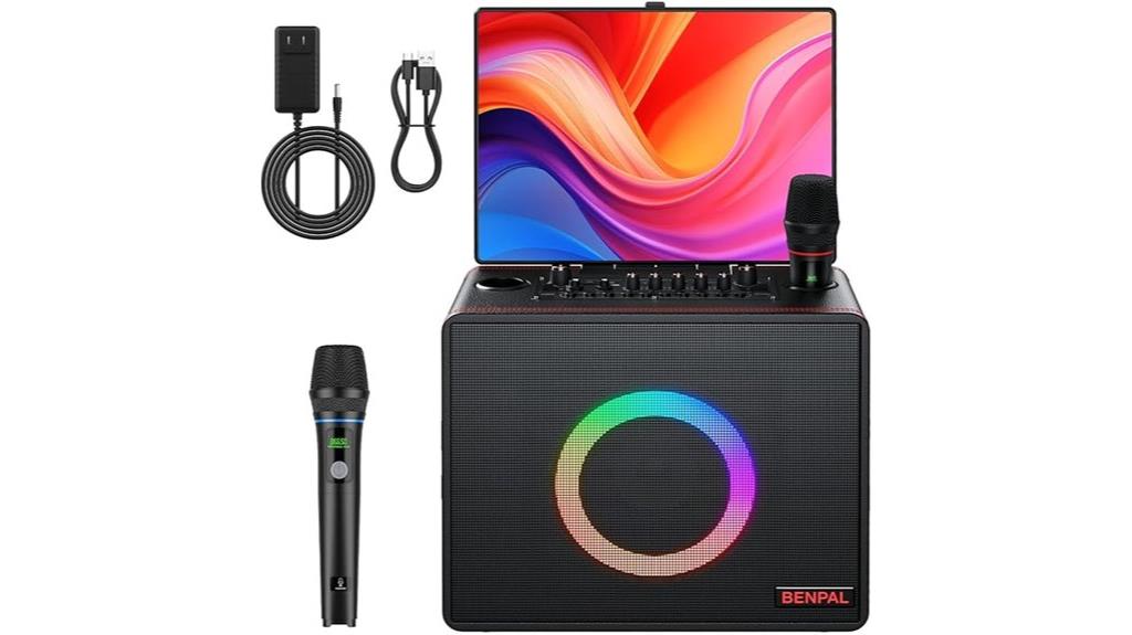 bluetooth karaoke with lights