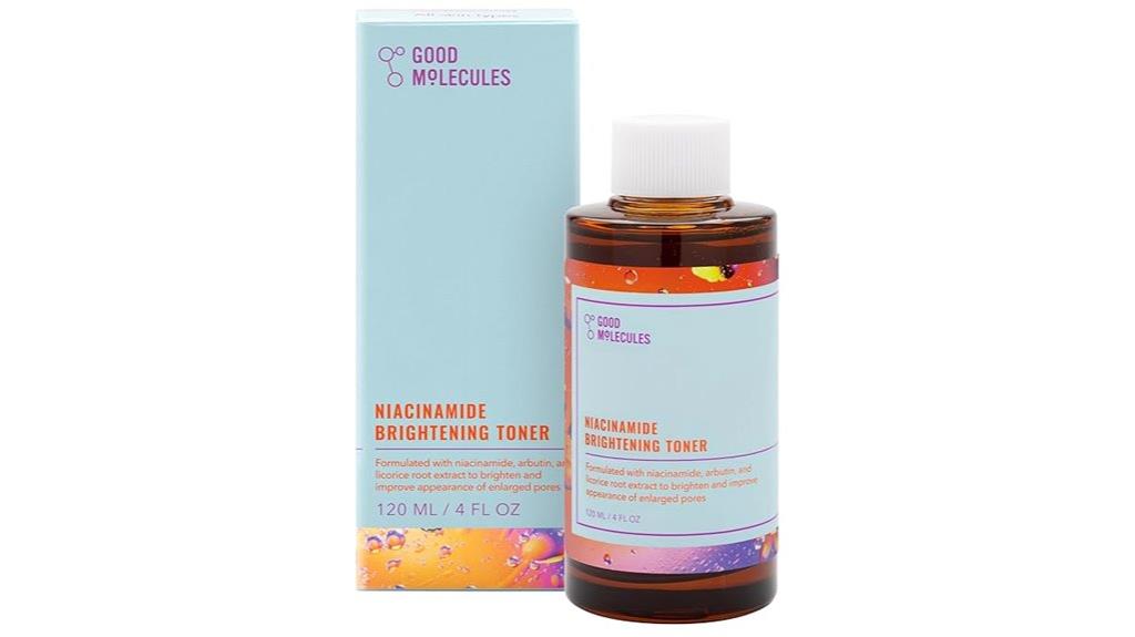 brightening niacinamide facial toner