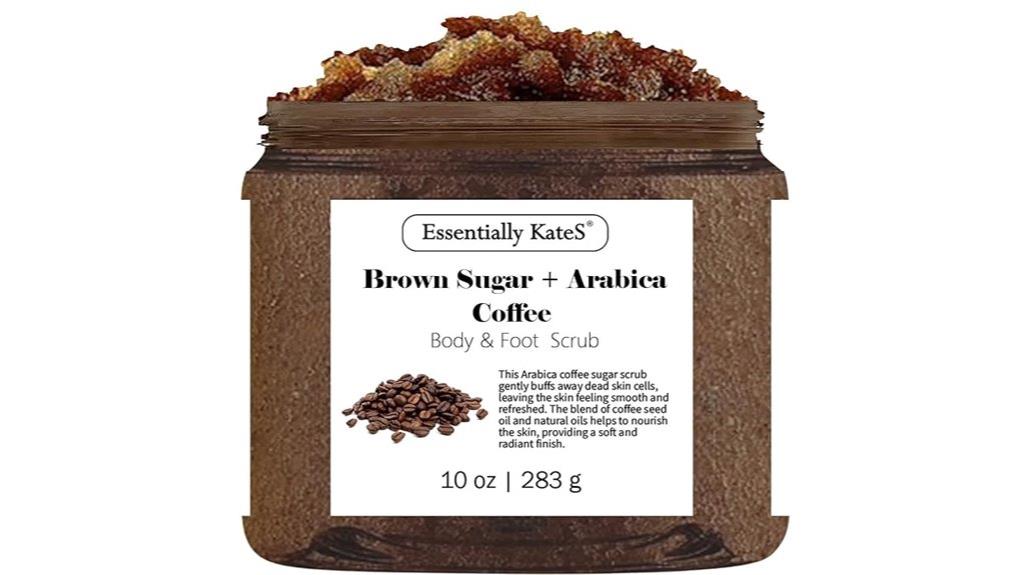 brown sugar arabica scrub