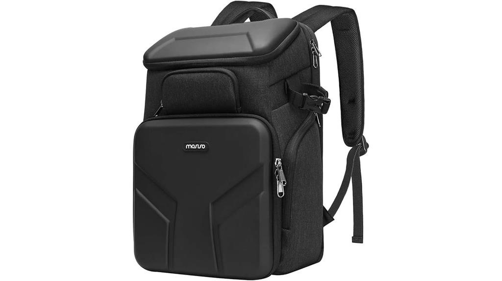 camera backpack with rain cover