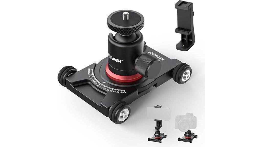 camera slider with ball head