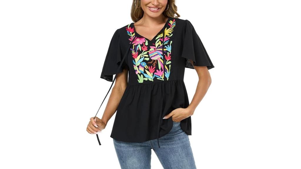 colorful traditional embroidered blouses
