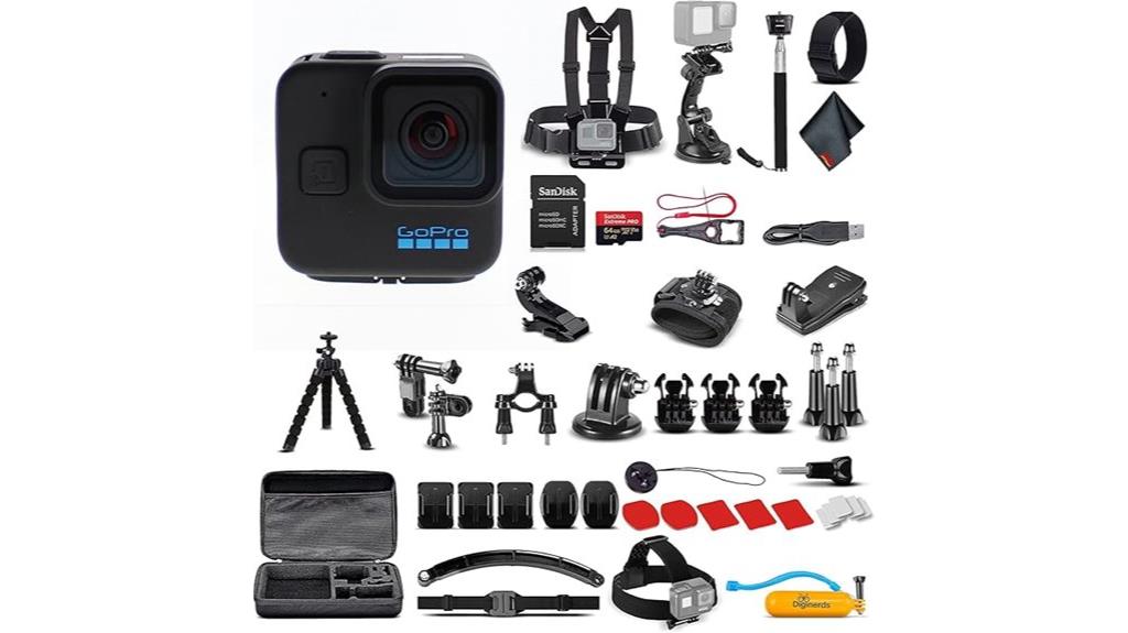 compact waterproof action camera