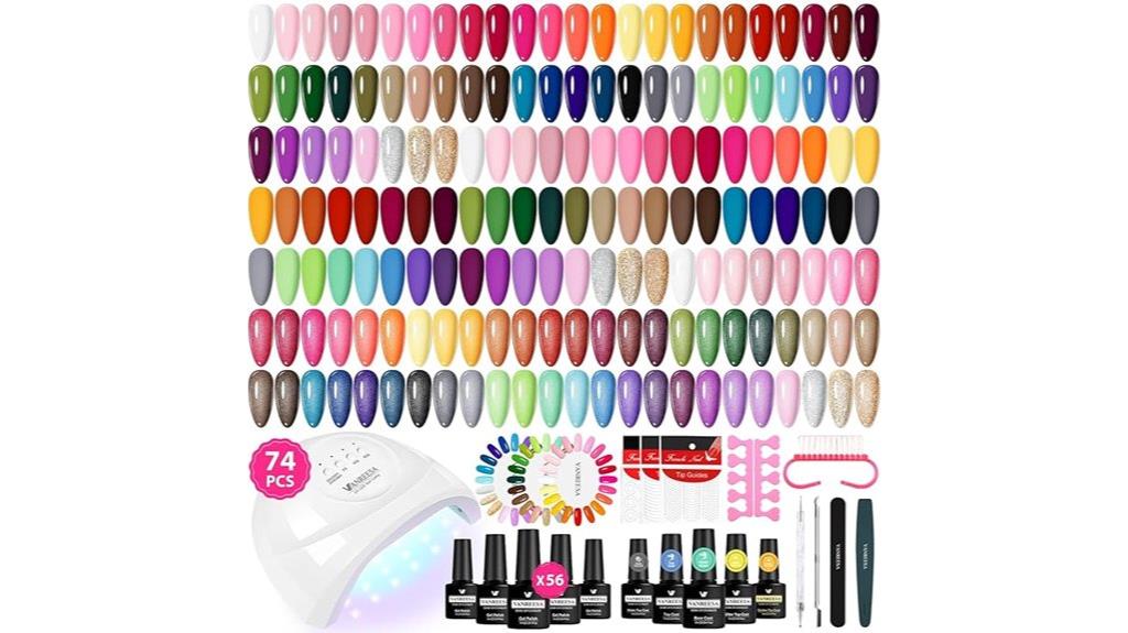 complete 74 piece gel kit