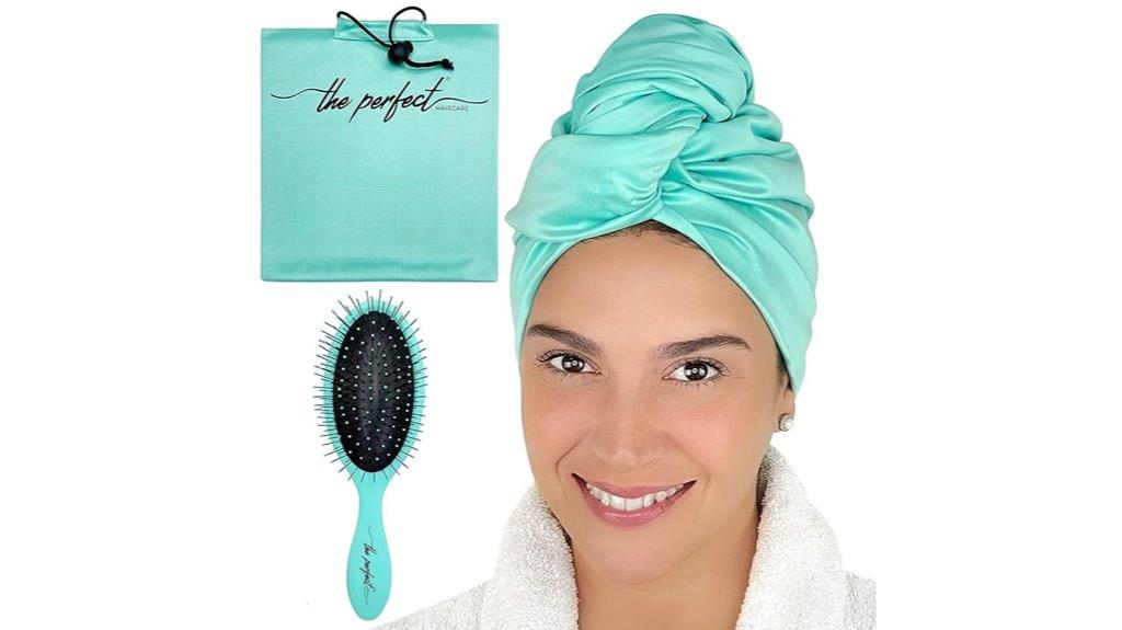 curly hair towel wrap