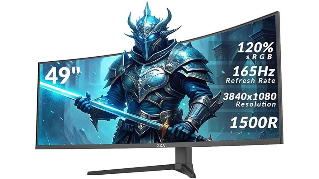curved ultrawide gaming monitor