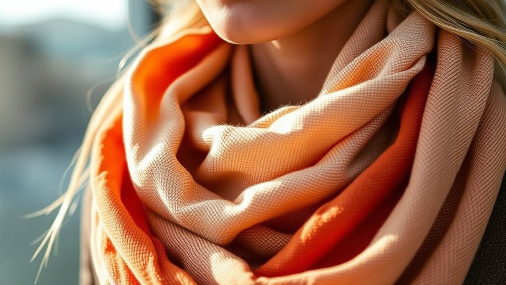 desert colored infinity scarves