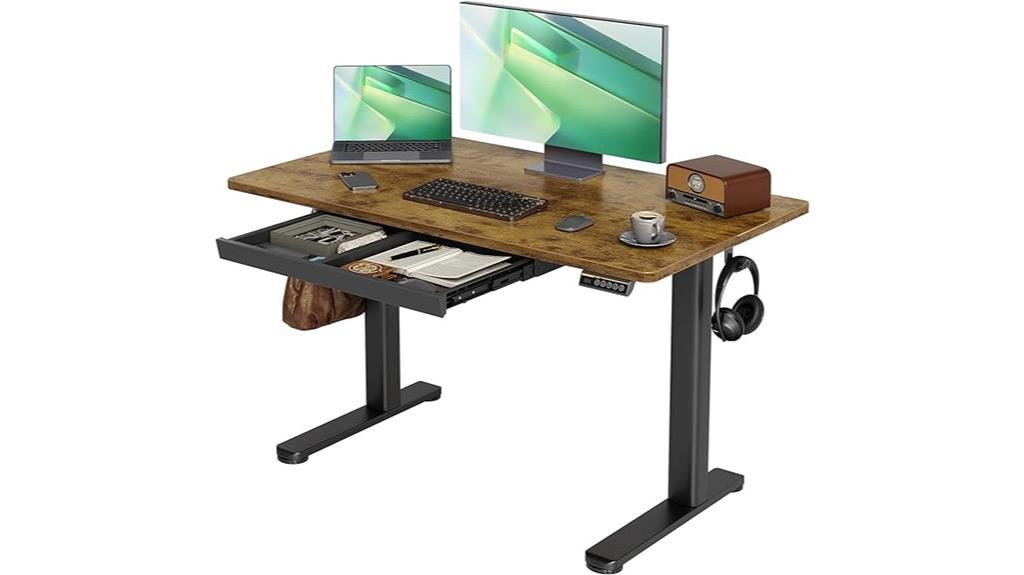 electric adjustable sit stand desk