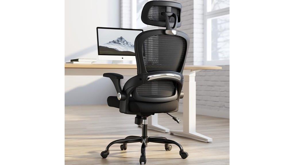 ergonomic office chair with headrest