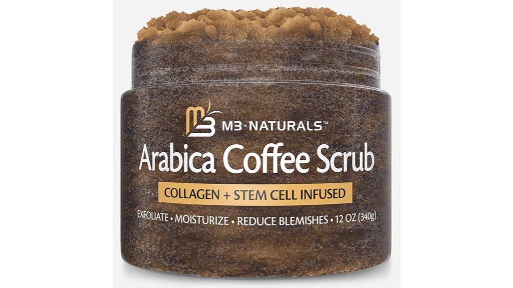 exfoliating arabica coffee scrub