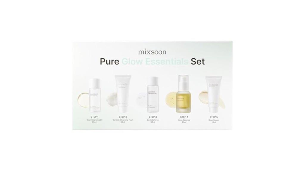 five item skincare set