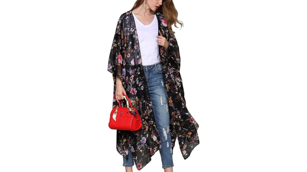floral kimono swimsuit cover