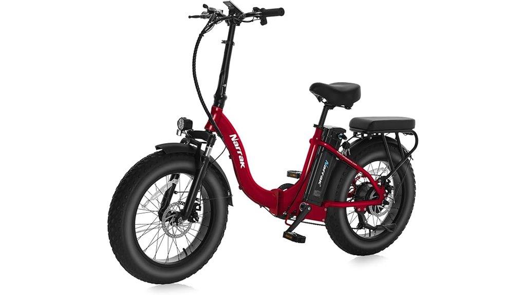 folding electric bike features