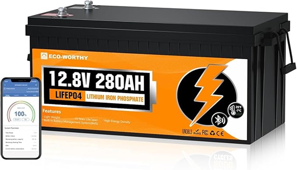 high capacity lifepo4 battery