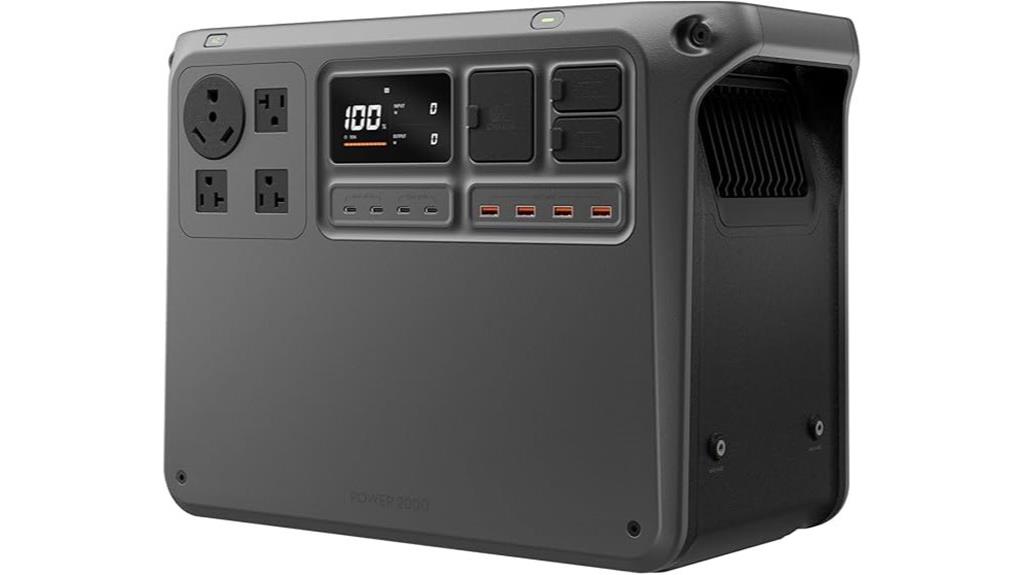 high capacity portable power station