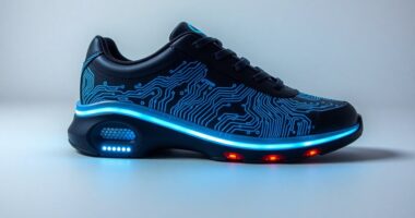 high tech musical skate shoe