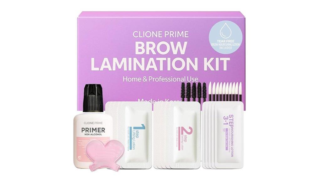 home brow lamination kit