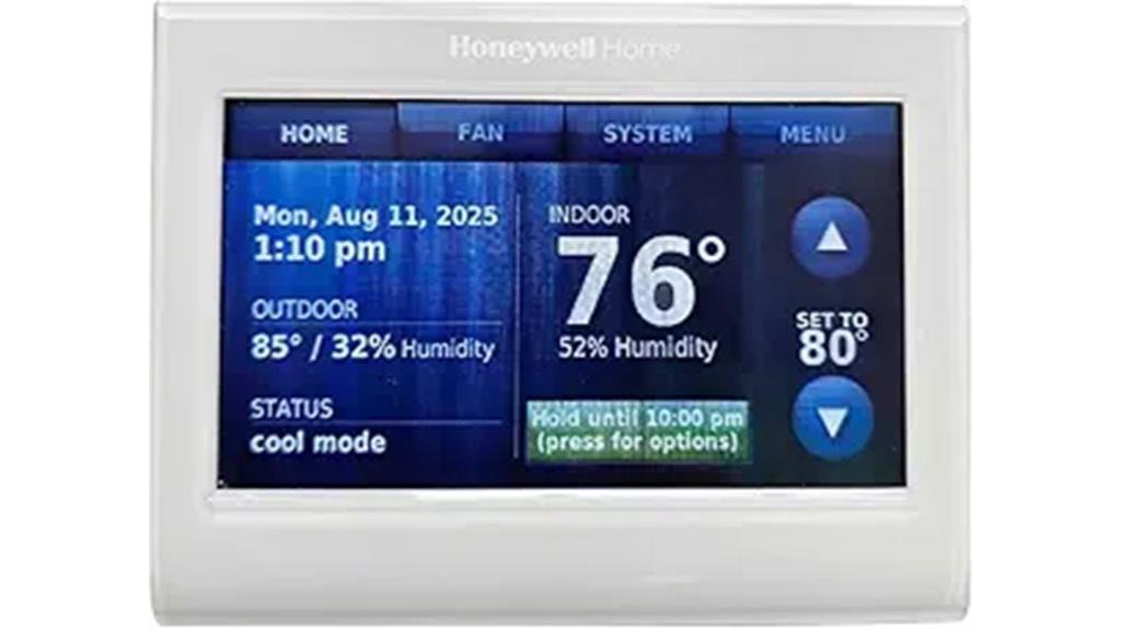 honeywell wi fi touch thermostat
