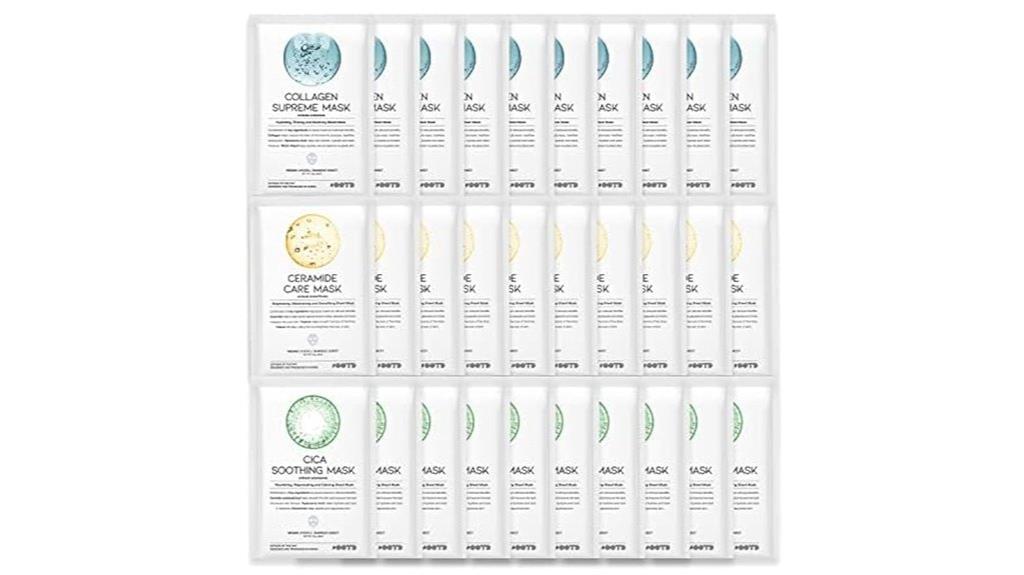 hydrating sheet masks gift