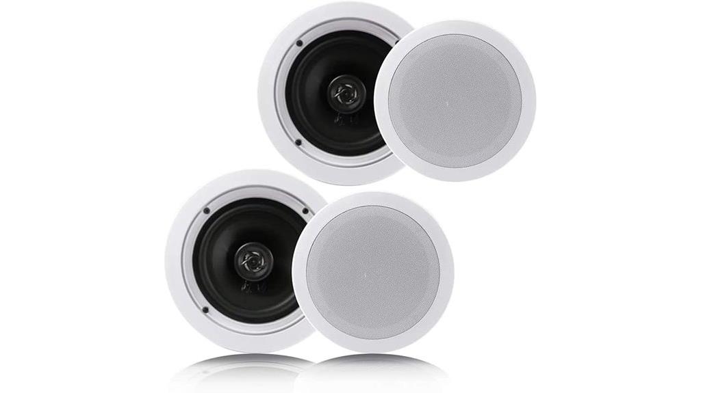 in wall flush mount speakers