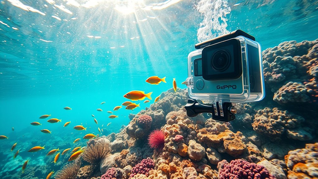 key features for underwater cameras