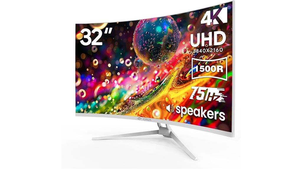 large curved 4k monitor