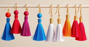 lightweight tassel earrings
