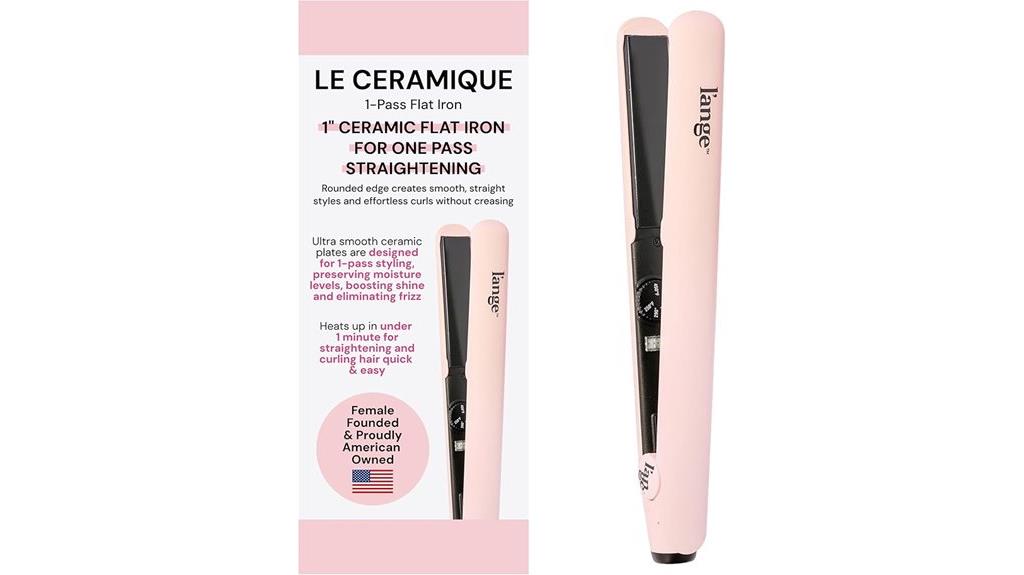 long hair ceramic flat iron