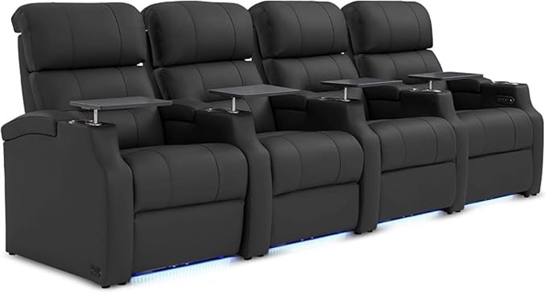luxury recliner home theater