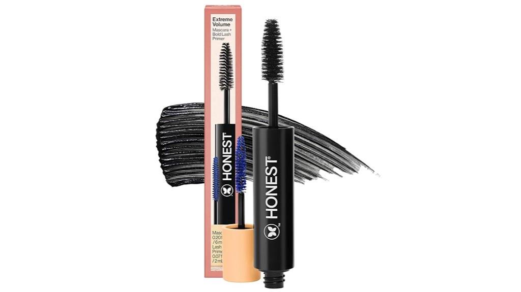mascara and primer with castor