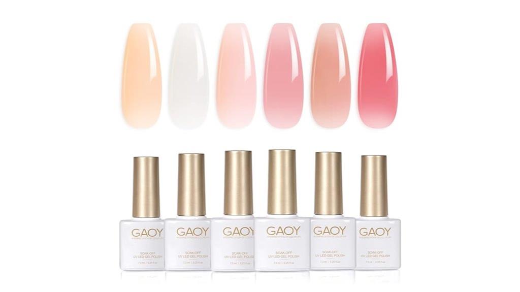 milky white nude gel
