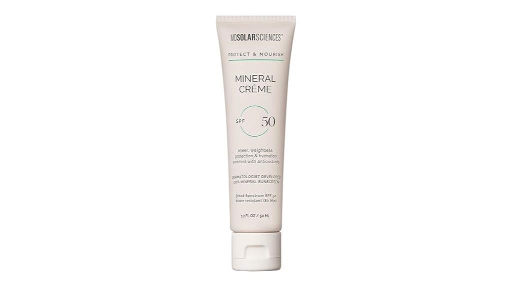 mineral spf 50 sunscreen
