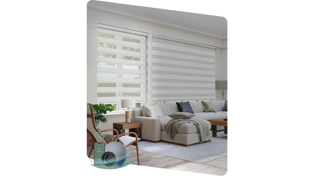 motorized zebra blinds compatible