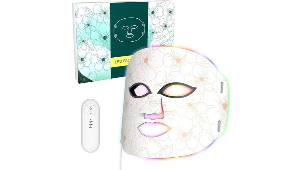 multicolor led facial mask