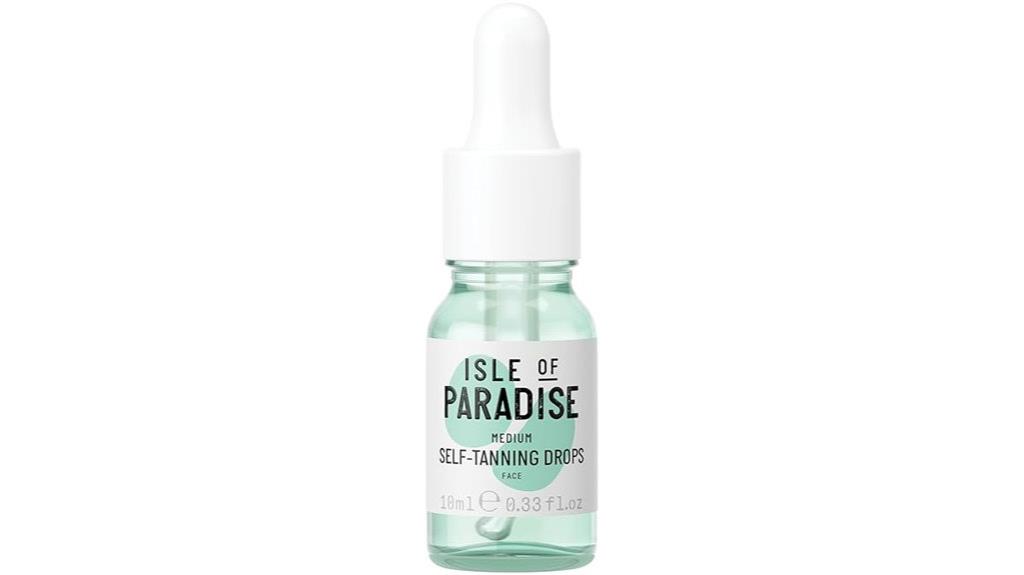 natural face tanning drops
