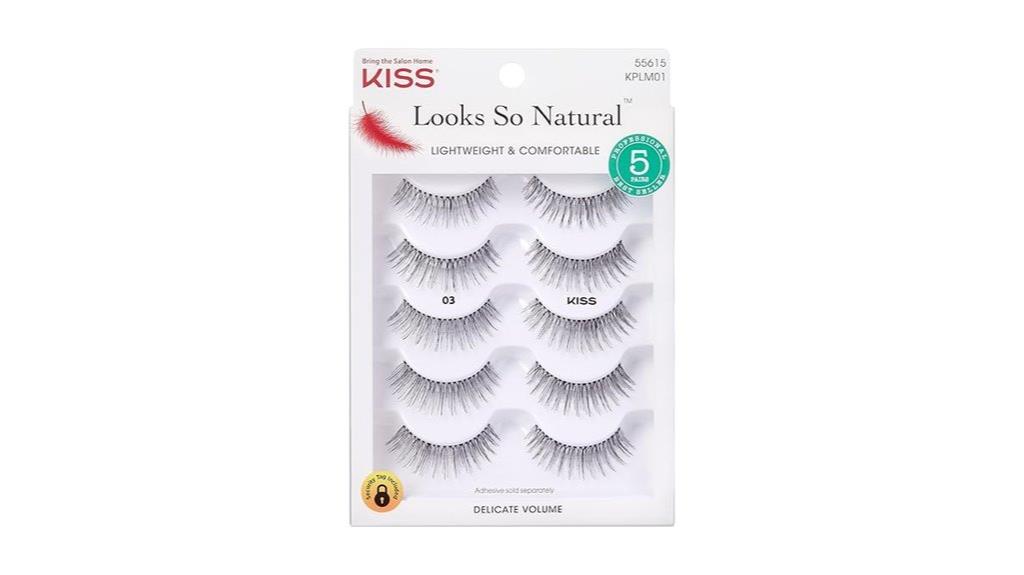 natural false eyelash pack