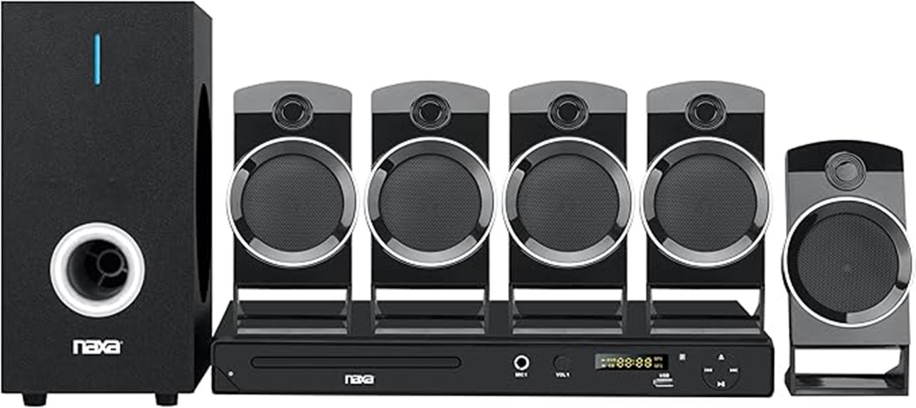 naxa 5 1 home theater
