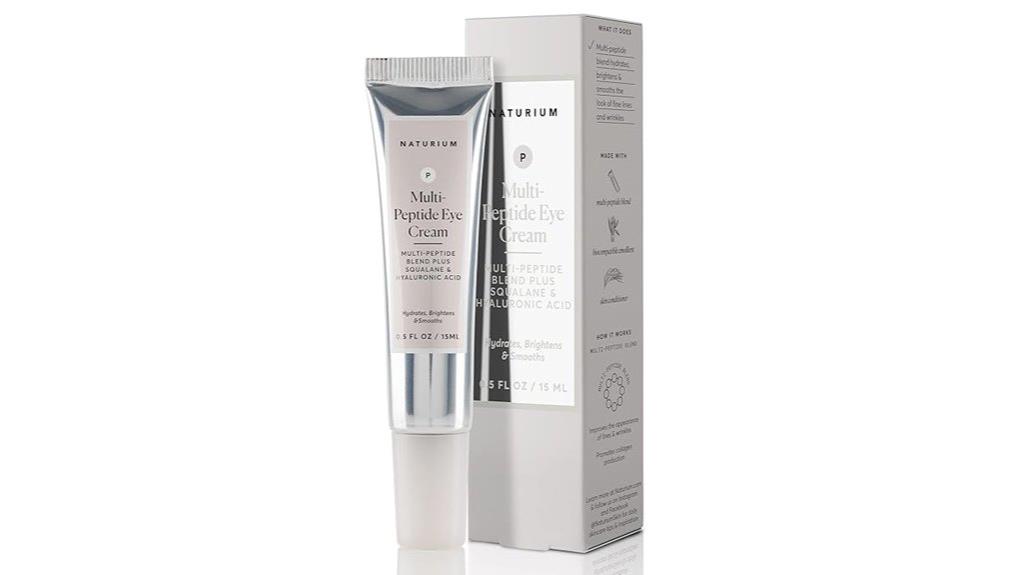 peptide eye cream formula