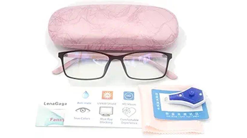 pink black narrow frame