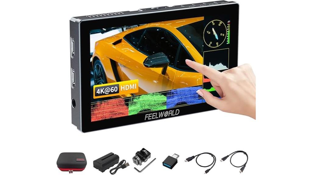 portable monitor with accessories