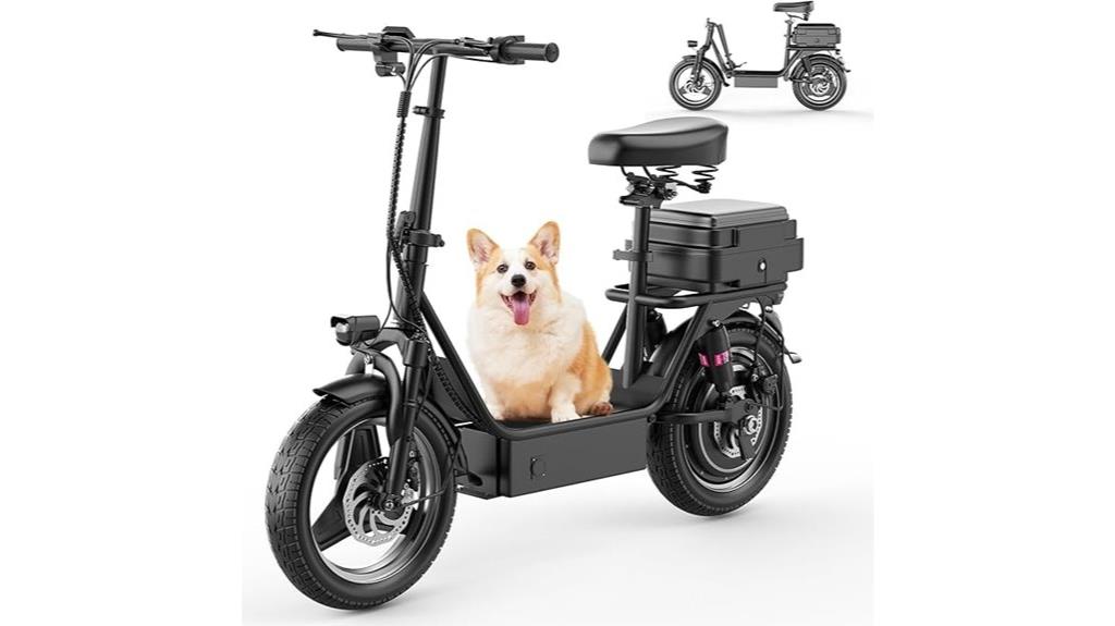 powerful foldable electric scooter