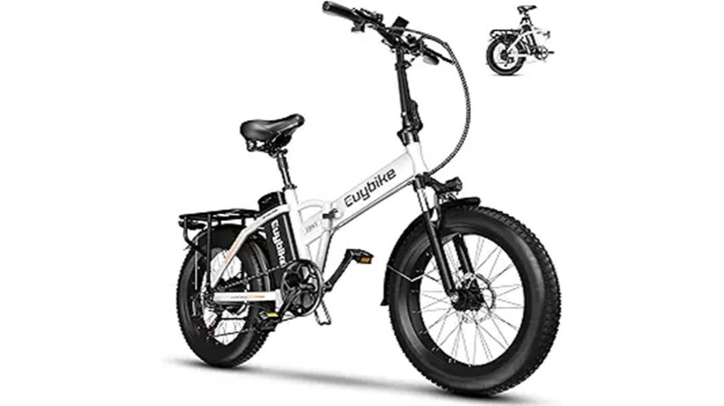 powerful folding electric bike