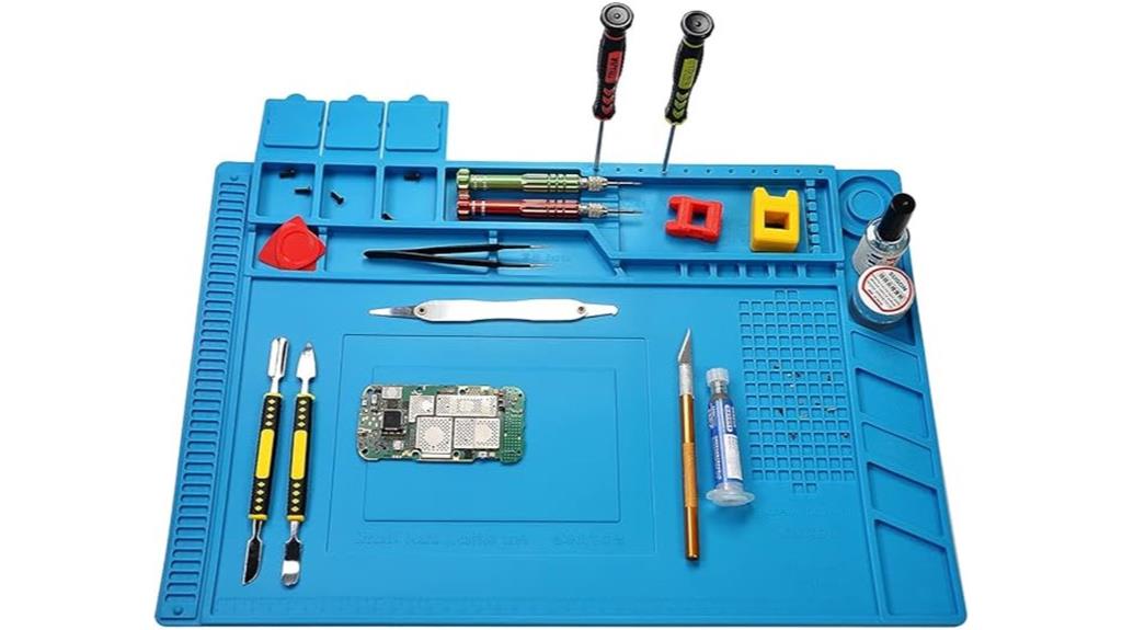 premium silicone soldering mat